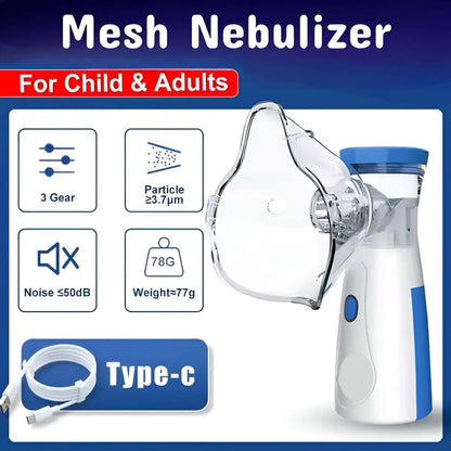 Portable Nebulizer Machine For Adult & Kids